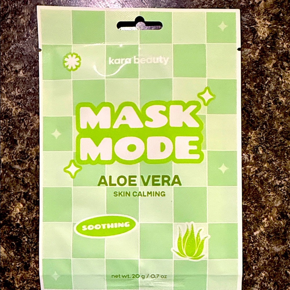 Kara Beauty Aloe Vera Face Mask Mode Skin Calming